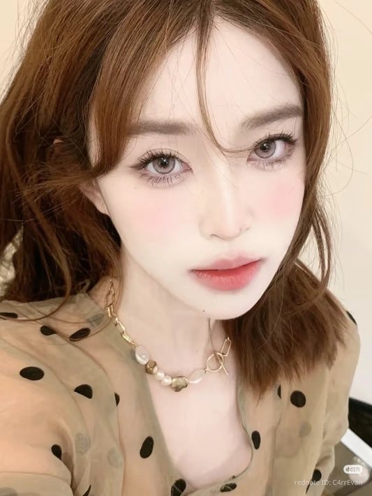 CIRCLE LENS MODELO CL-09 PINK BROWN