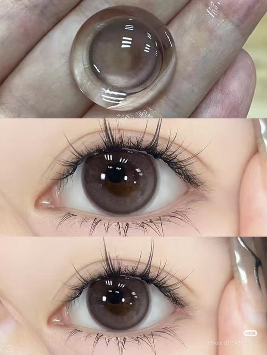 CIRCLE LENS MODELO CL-09 PINK BROWN